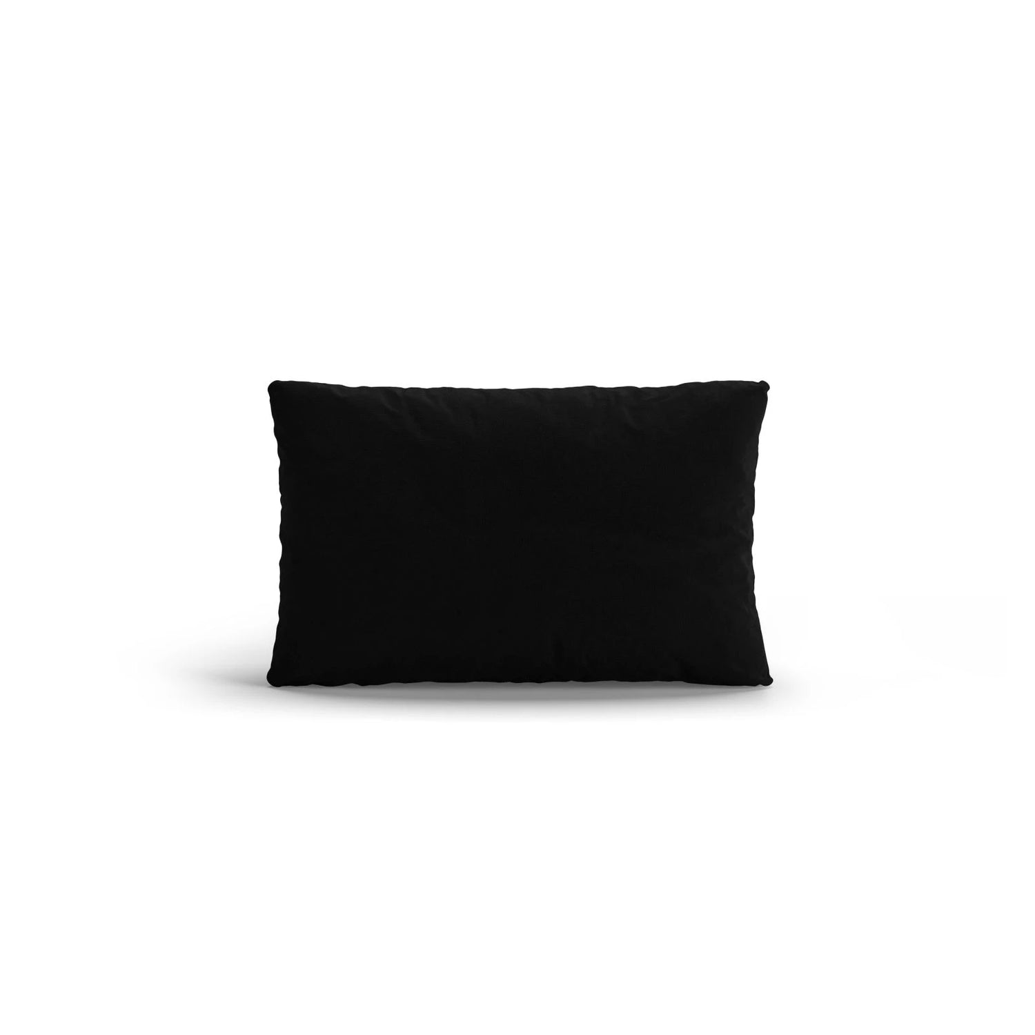 Poppy Kissen aus Samt (Casino Black) in Schwarz, 50x30 cm – Bild 1