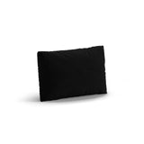 Poppy Kissen aus Samt (Casino Black) in Schwarz, 50x30 cm – Bild 2