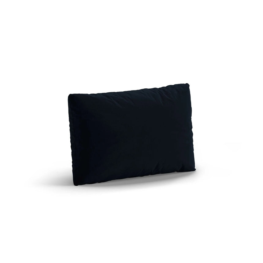 Poppy Kissen aus Samt (Casino Deep Blue) in Königsblau, 50x30 cm – Bild 2
