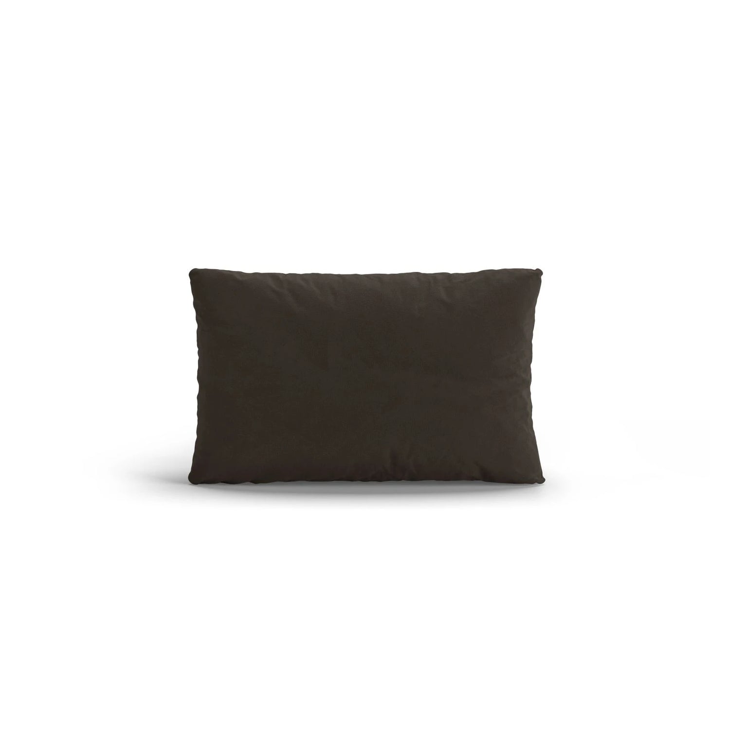 Poppy Kissen aus Samt (Casino Ebony) in Ebenholz, 50x30 cm – Bild 1