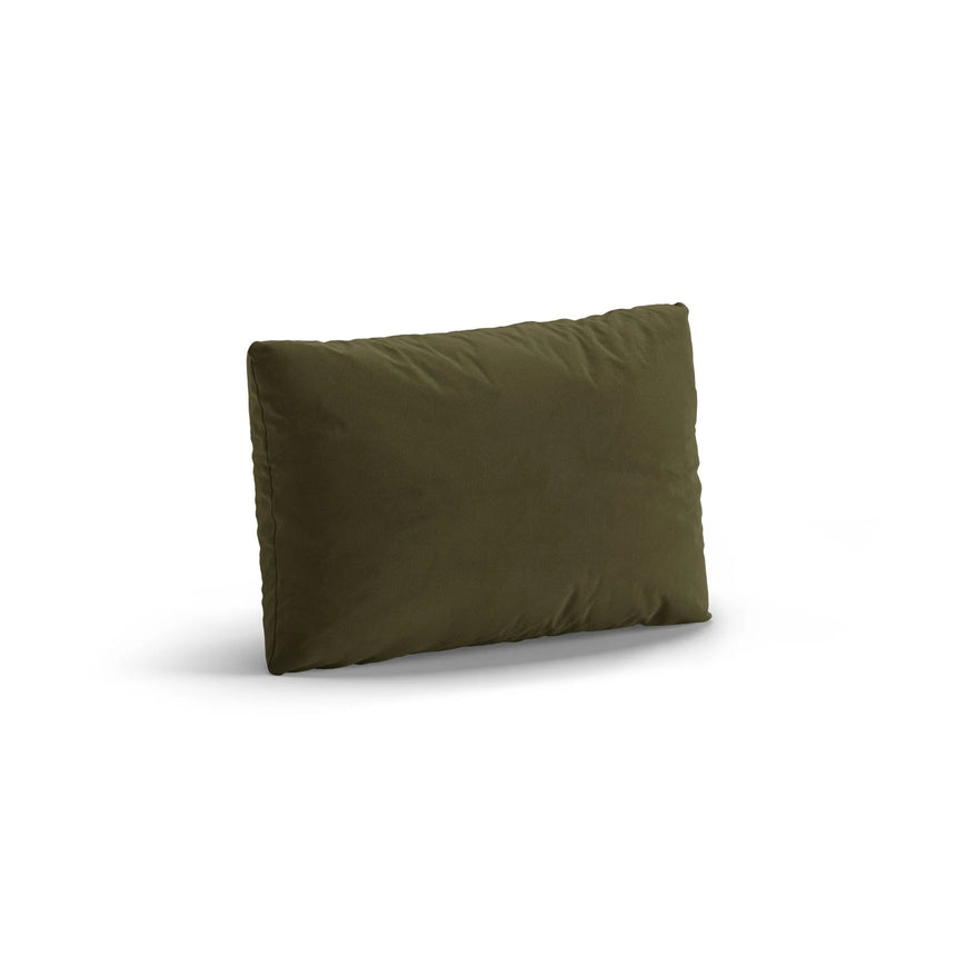 Poppy Kissen aus Samt (Casino Forest) in Hellgrün, 50x30 cm – Bild 2