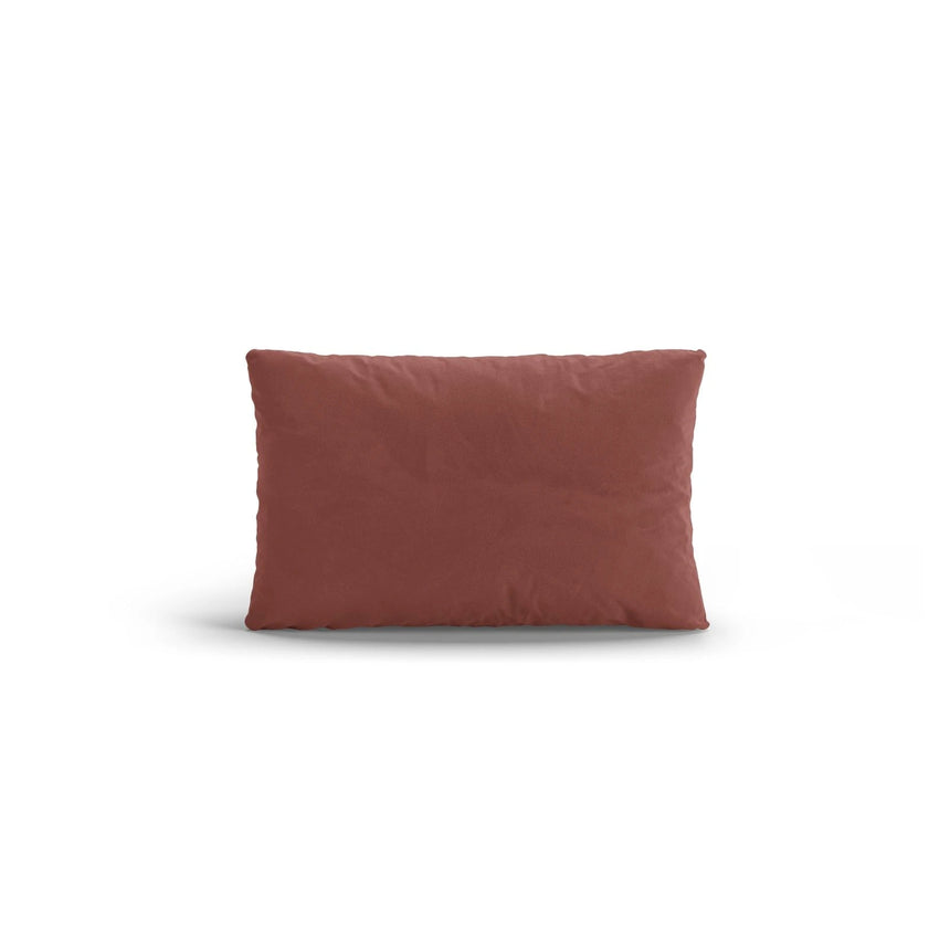 Poppy Kissen aus Samt (Casino Salmon) in Flamingo, 50x30 cm – Bild 1