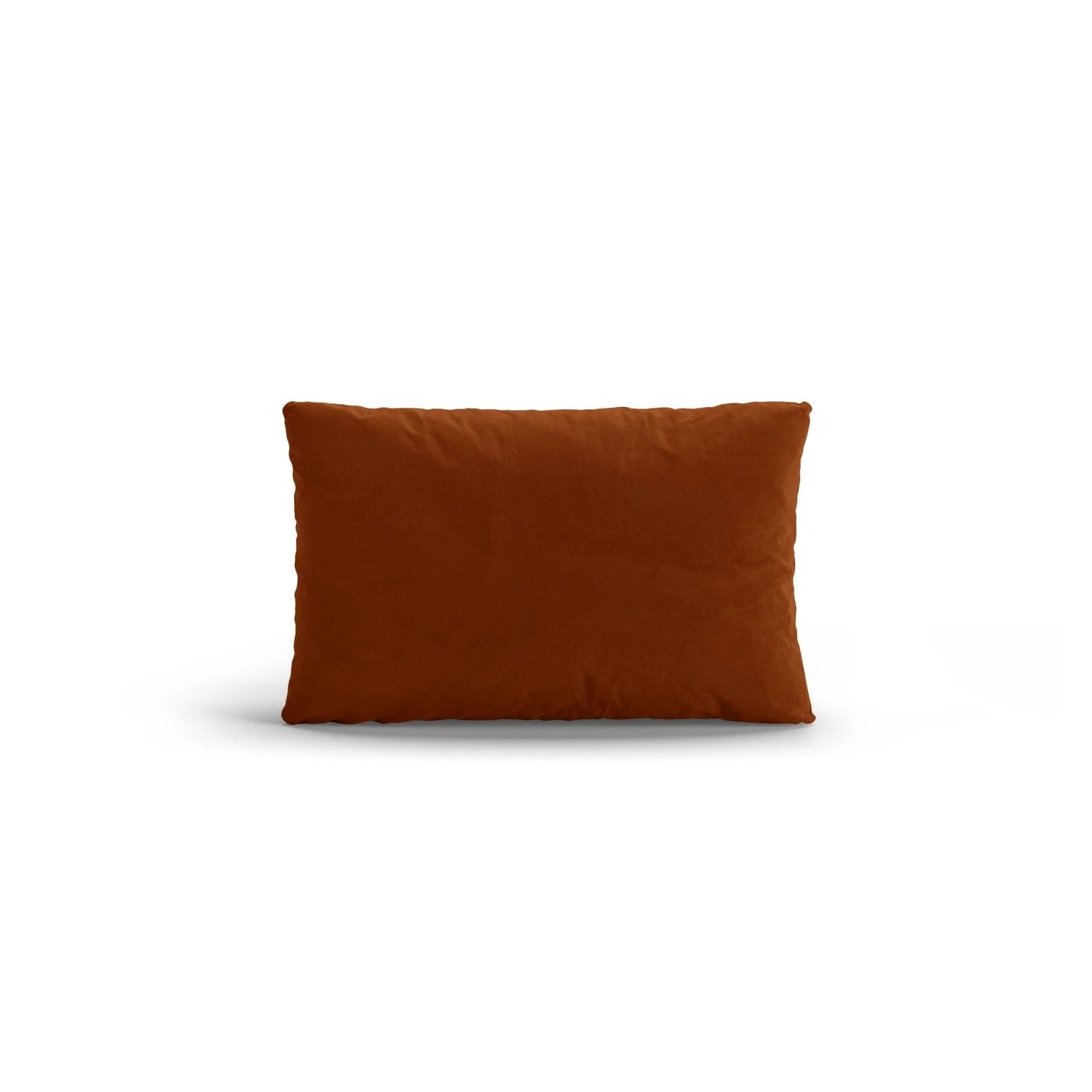Poppy Kissen aus Samt (Casino Terracota) in Terrakotta, 50x30 cm – Bild 1
