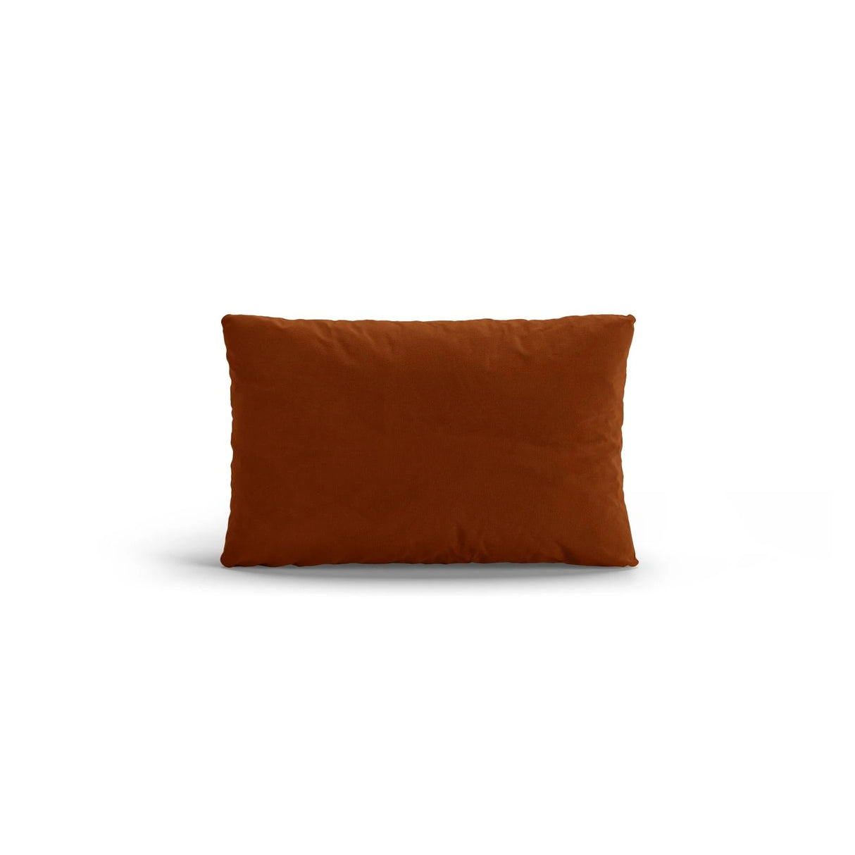 Poppy Kissen aus Samt (Casino Terracota) in Terrakotta, 50x30 cm – Bild 1