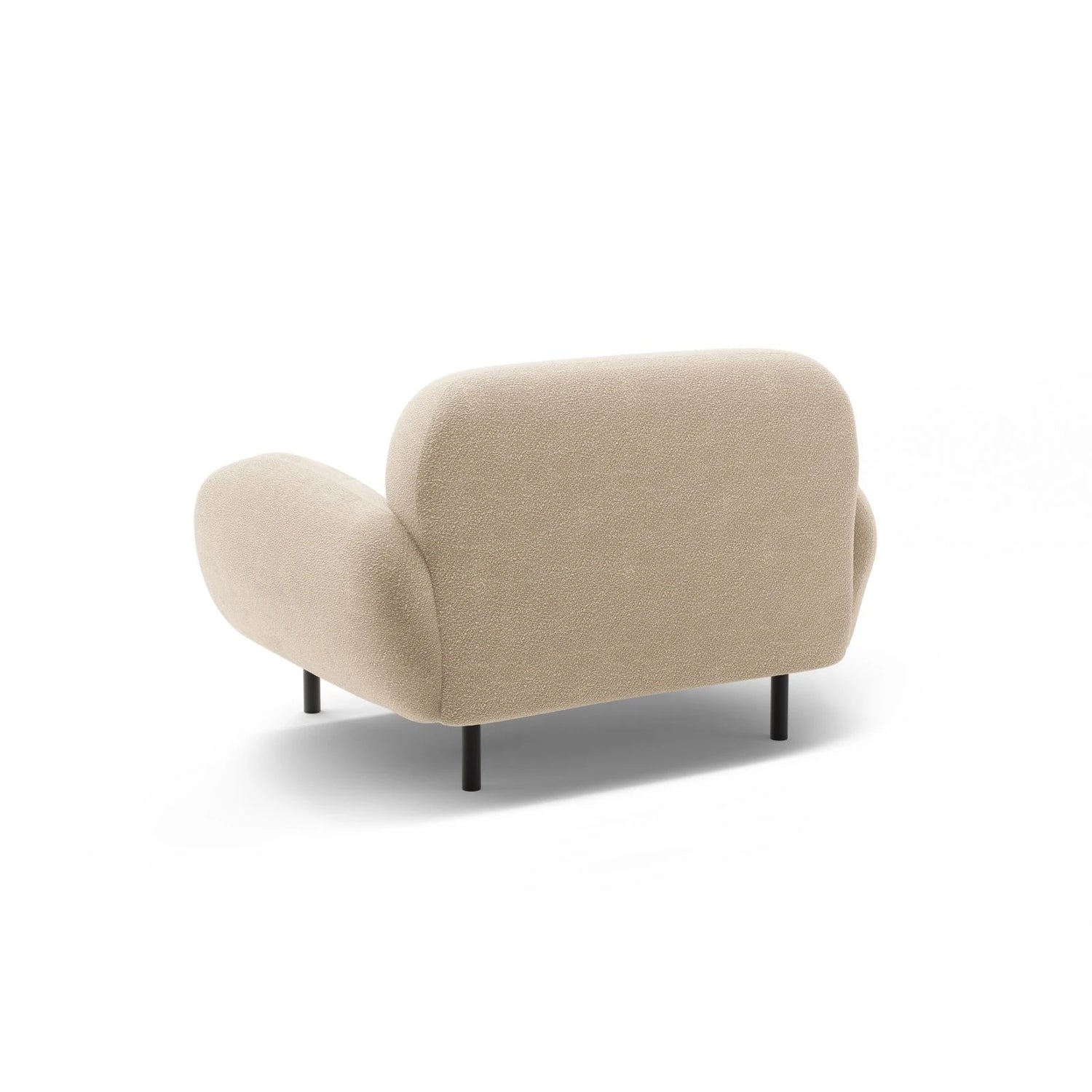 Poppy Sessel aus Boucle (Baloo 2074) in Beige, 90x72 cm – Bild 4