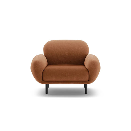 Poppy Sessel aus Boucle (Baloo 2078) in Terrakotta, 90x72 cm – Bild 1