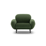Poppy Sessel aus Boucle (Baloo 2089) in Grün, 90x72 cm – Bild 1