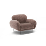 Poppy Sessel aus Chenille (SILENCIO 27) in Braun, 90x72 cm – Bild 3