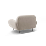 Poppy Sessel aus Samt (Casino Pearl) in Leichtes Beige, 90x72 cm – Bild 4