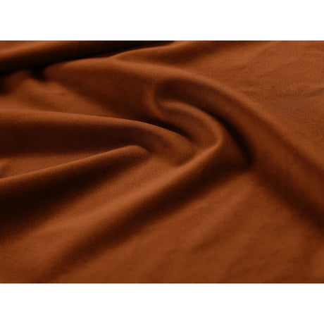 Puma 3-Sitzer Ecksofa Links mit Schlaffunktion, aus Samt (Salvador 14) in Terrakotta, 260x164 cm – Bild 6