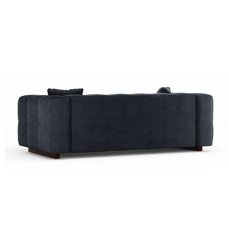 Puma 3-Sitzer Sofa mit Schlaffunktion aus Strukturierter Stoff (Sorella 77) in Dunkelblau, 260x92 cm – Bild 4