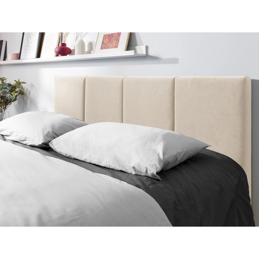 Pyla Bett mit Stauraum und Kopfteil in Samt, 140x200 cm – Bild 3