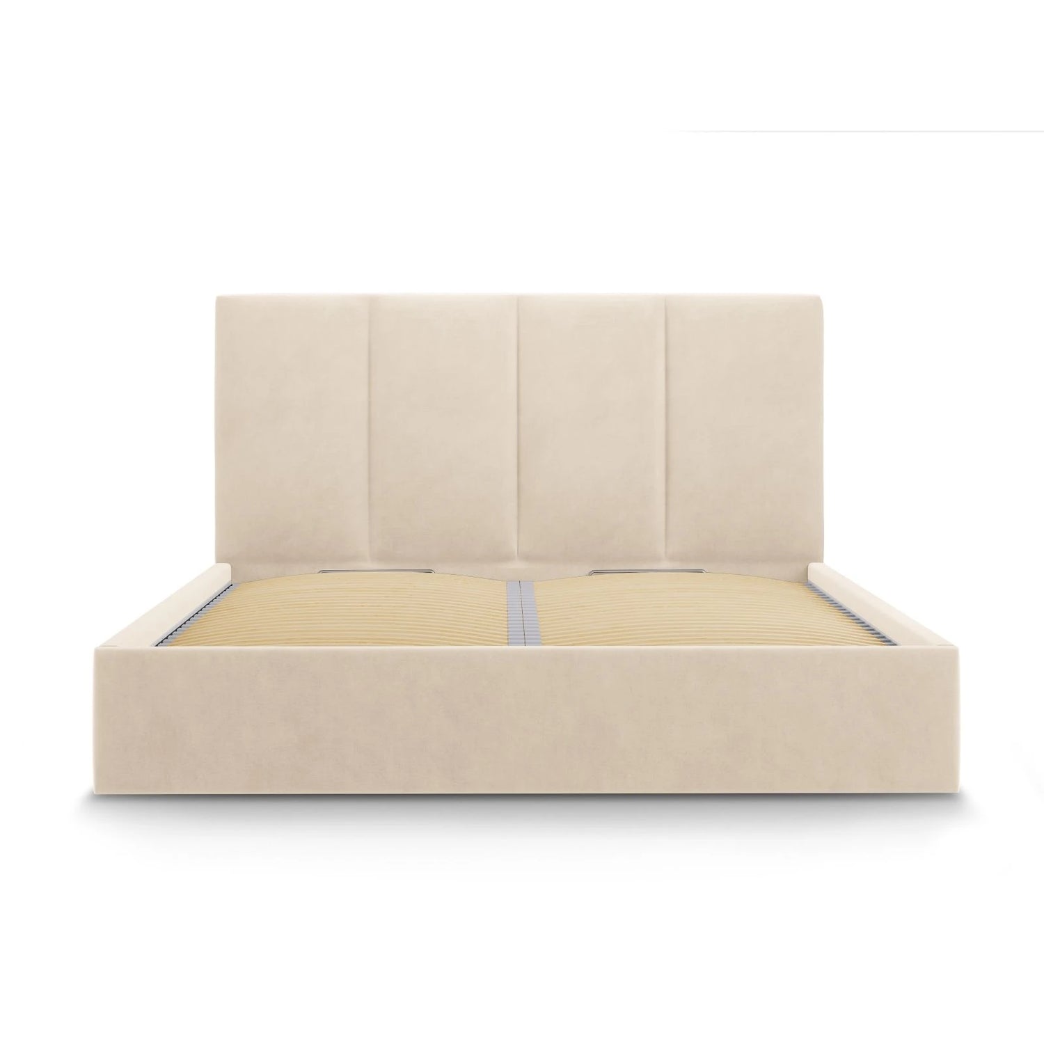 Pyla Bett mit Stauraum und Kopfteil in Samt, 160x200 cm – Bild 7