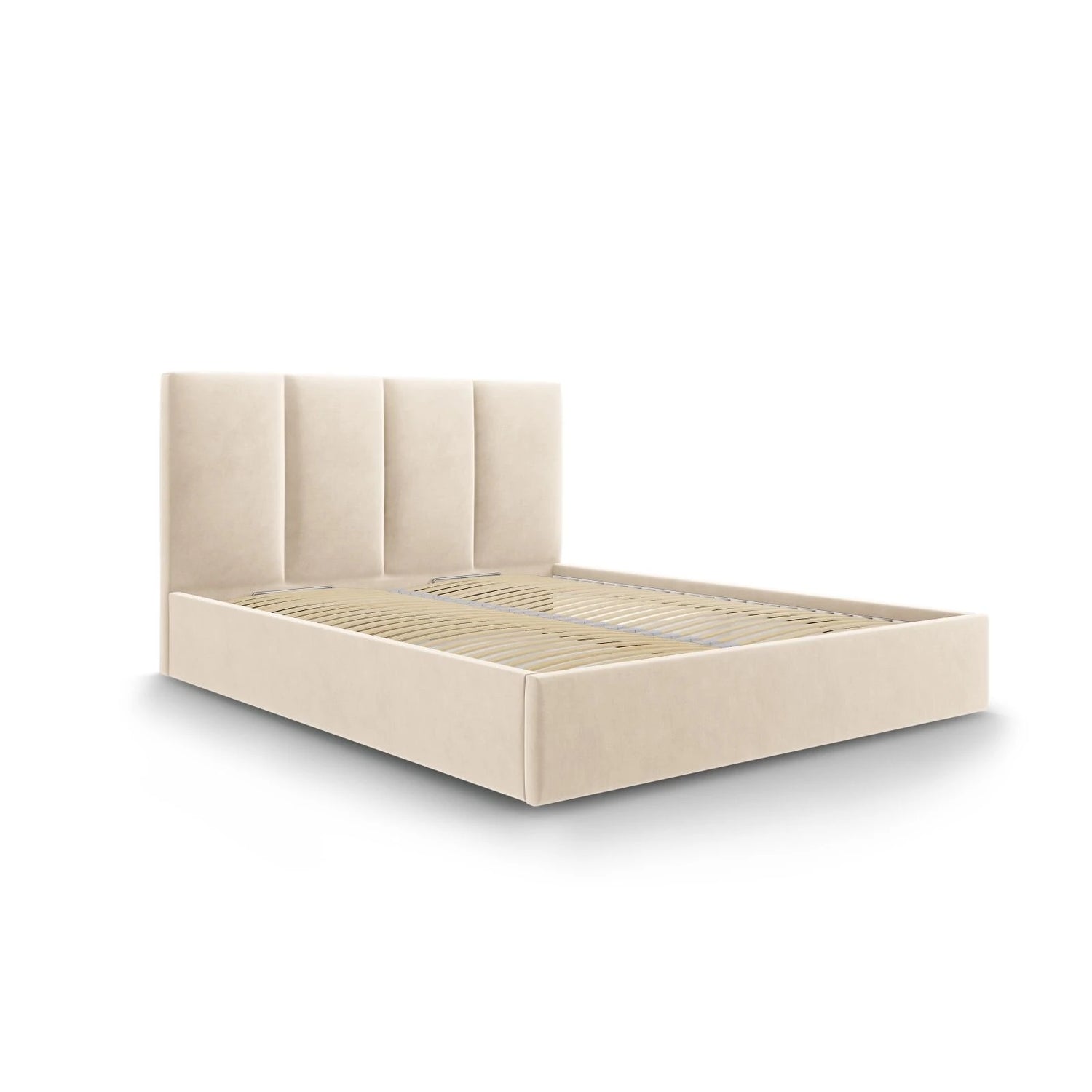Pyla Bett mit Stauraum und Kopfteil in Samt, 180x200 cm – Bild 5