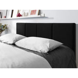 Pyla Bett mit Stauraum und Kopfteil in Samt (Mat99) in Schwarz, 160x200 cm – Bild 3