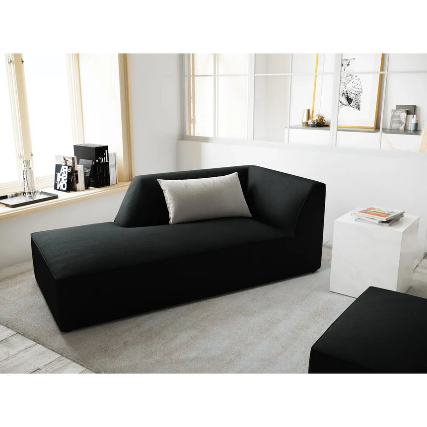Ruby 2-Sitzer Sofa Chaiselongue Links, mit Bezug in Samt, Cord oder Strukturstoff, 180x93 cm - ZEN ZONE Furniture