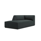 Ruby 2-Sitzer Sofa Chaiselongue Links, mit Bezug in Cord (ScaBla) in Schwarz, 180x93 cm – Bild 5