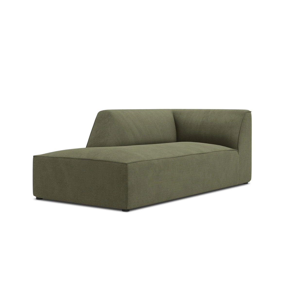 Ruby 2-Sitzer Sofa Chaiselongue Links, mit Bezug in Cord (ScaFor) in Grün, 180x93 cm – Bild 5