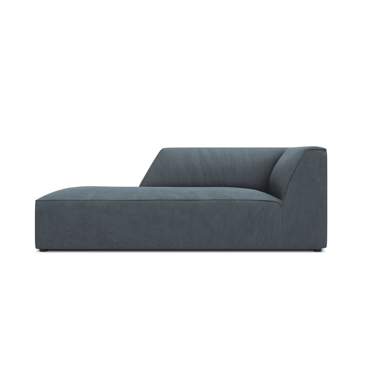 Ruby 2-Sitzer Sofa Chaiselongue Links, mit Bezug in Cord (ScaOce) in Blau, 180x93 cm – Bild 1