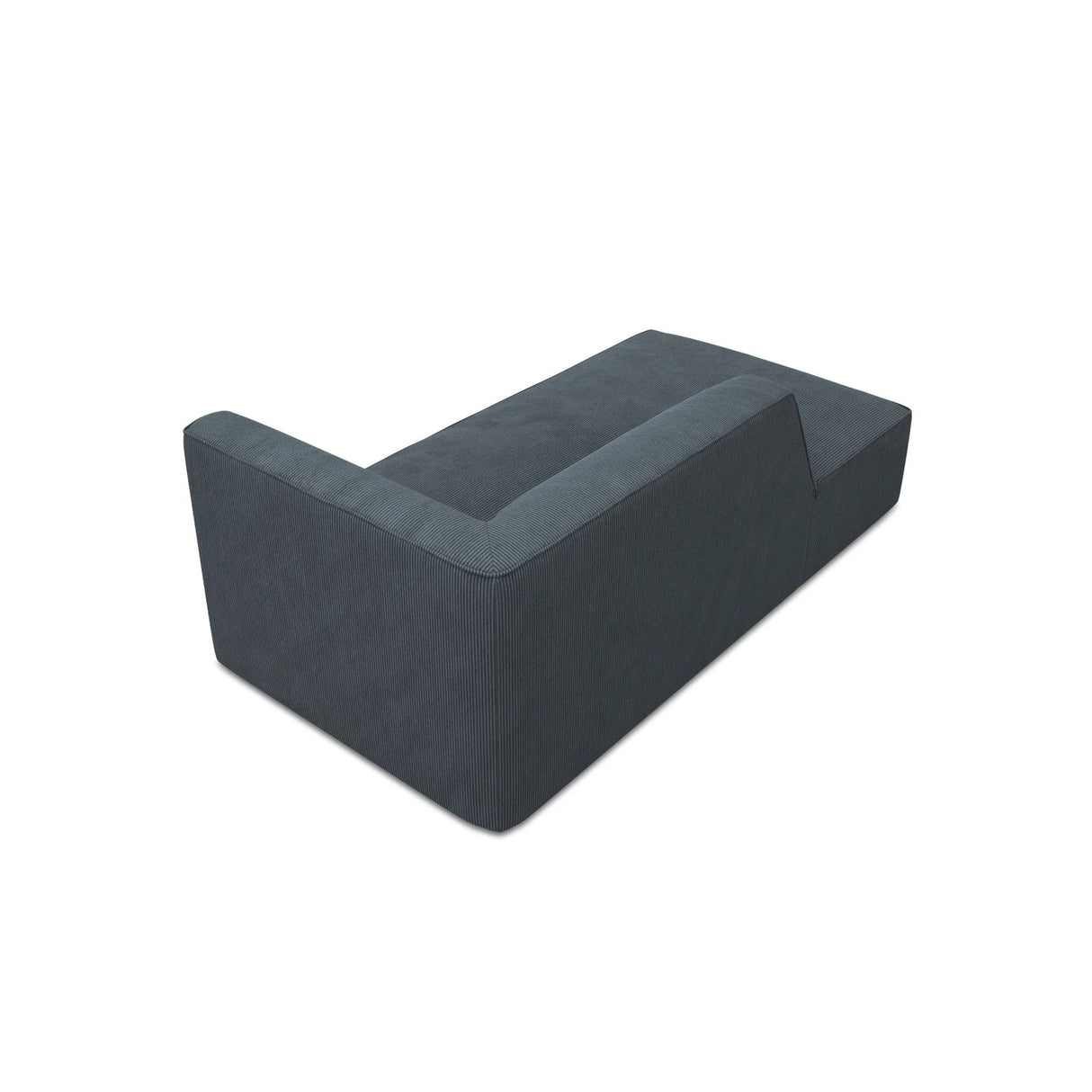 Ruby 2-Sitzer Sofa Chaiselongue Links, mit Bezug in Cord (ScaOce) in Blau, 180x93 cm – Bild 6