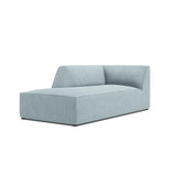 Ruby 2-Sitzer Sofa Chaiselongue Links, mit Bezug in Cord (ScaSky) in Hellblau, 180x93 cm – Bild 5