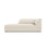 Ruby 2-Sitzer Sofa Chaiselongue Links, mit Bezug in Samt, Cord oder Strukturstoff, 180x93 cm – Bild 1