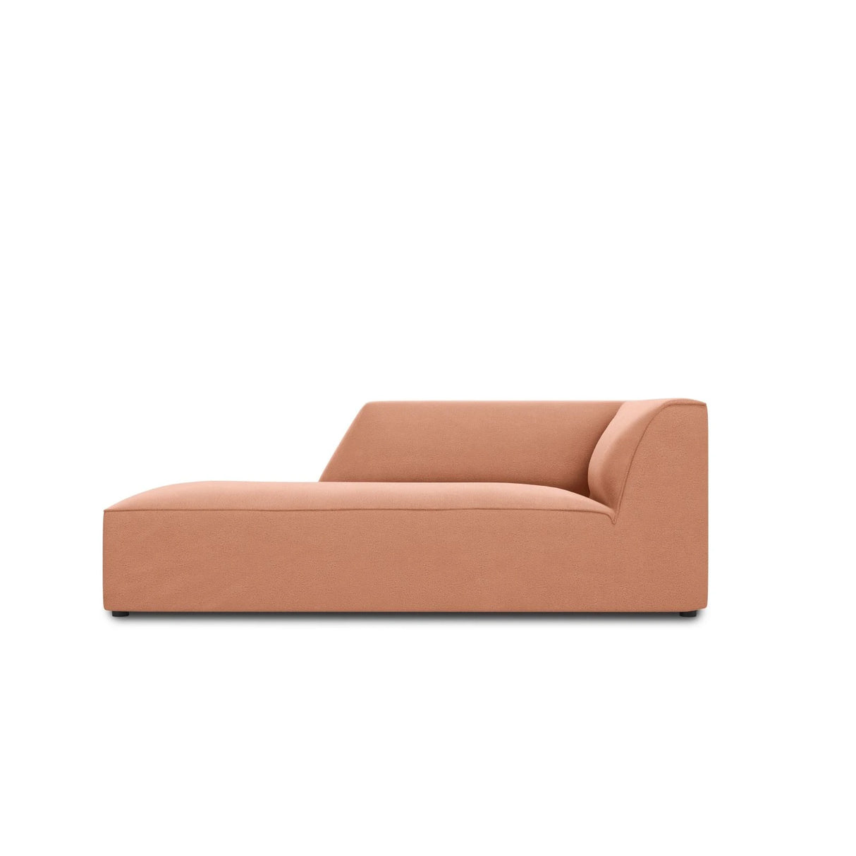 Ruby 2-Sitzer Sofa Chaiselongue Links, mit Bezug in Samt (Sal11) in Rosa, 180x93 cm – Bild 1