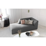 Ruby 2-Sitzer Sofa Chaiselongue Links, mit Bezug in Samt, Cord oder Strukturstoff, 180x93 cm