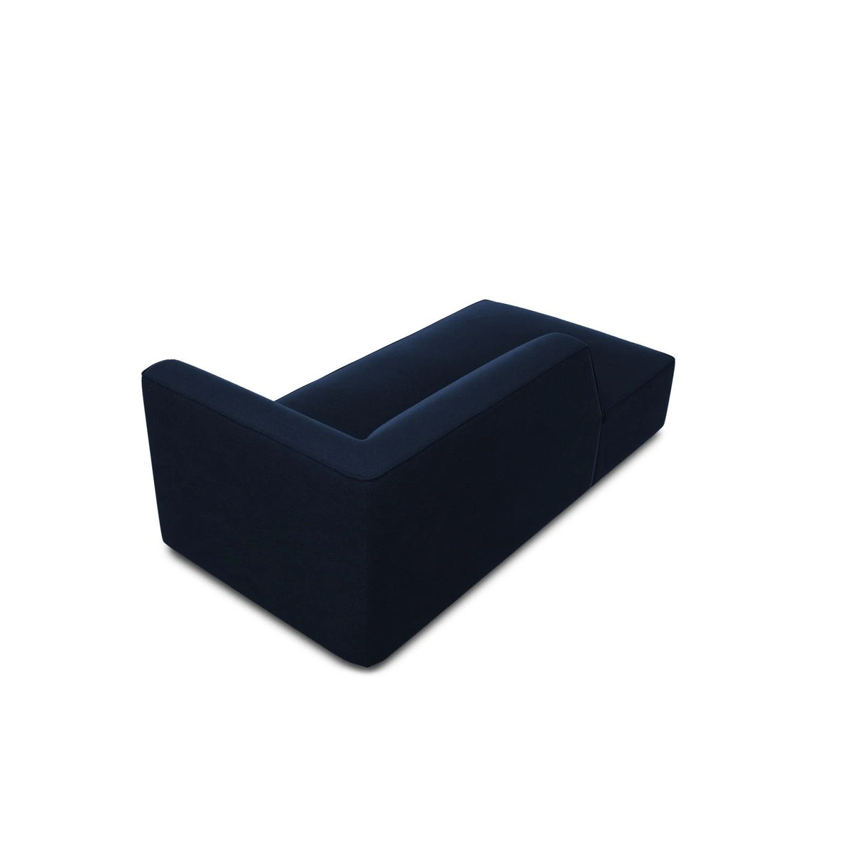 Ruby 2-Sitzer Sofa Chaiselongue Links, mit Bezug in Samt (Sal5) in Königsblau, 180x93 cm – Bild 6