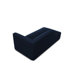 Ruby 2-Sitzer Sofa Chaiselongue Links, mit Bezug in Samt (Sal5) in Königsblau, 180x93 cm – Bild 6