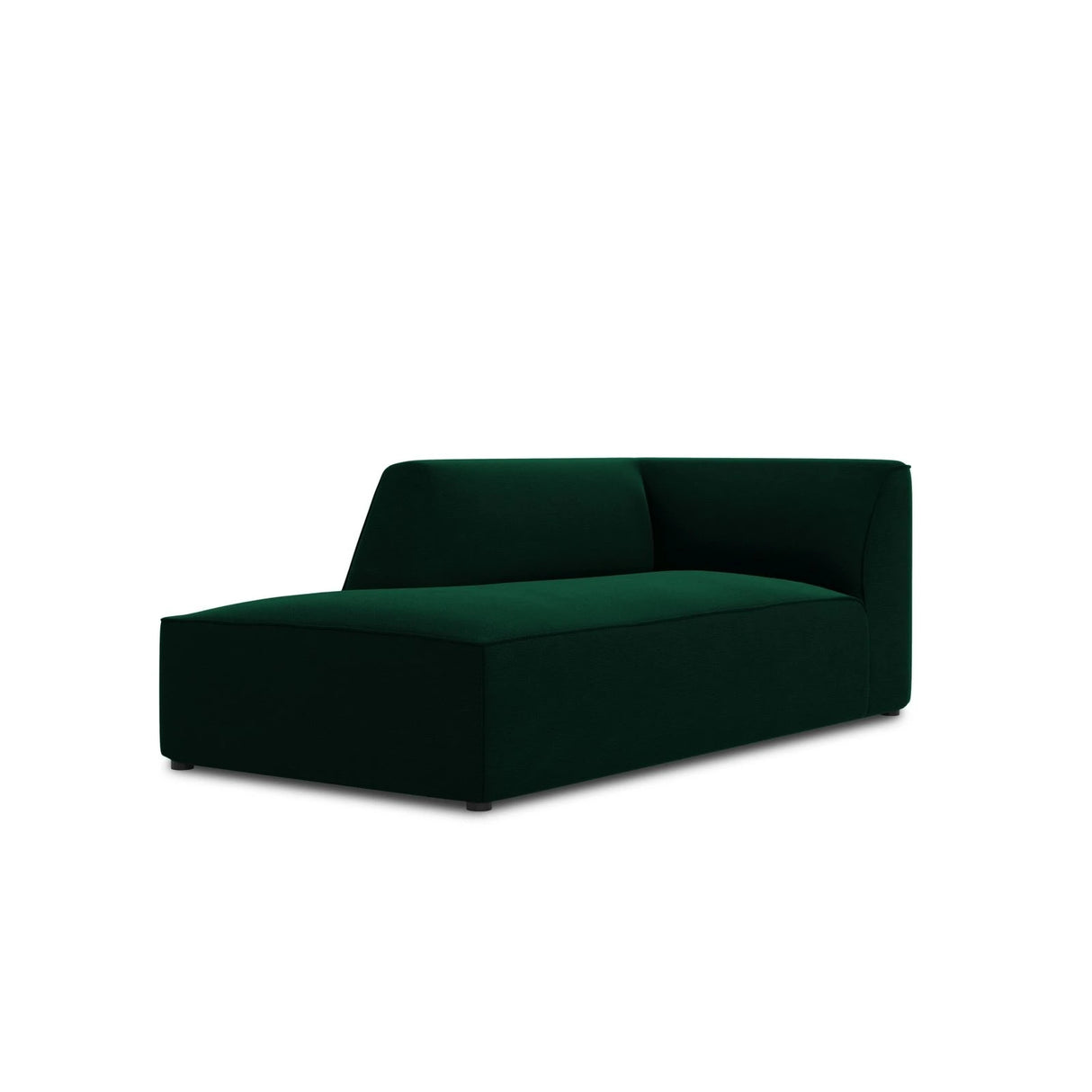 Ruby 2-Sitzer Sofa Chaiselongue Links, mit Bezug in Samt (Sal7) in Flaschengrün, 180x93 cm – Bild 5