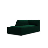 Ruby 2-Sitzer Sofa Chaiselongue Links, mit Bezug in Samt (Sal7) in Flaschengrün, 180x93 cm – Bild 5