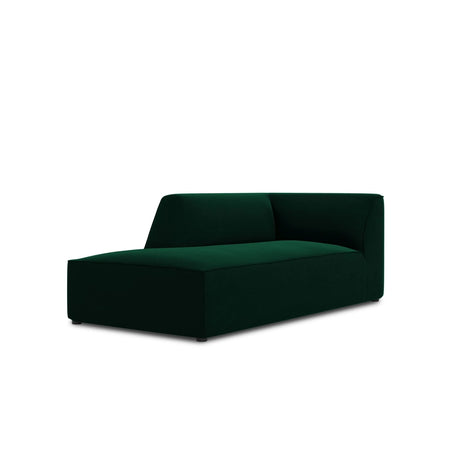 Ruby 2-Sitzer Sofa Chaiselongue Links, mit Bezug in Samt (Sal7) in Flaschengrün, 180x93 cm – Bild 5