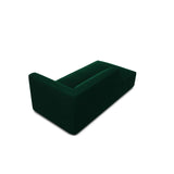 Ruby 2-Sitzer Sofa Chaiselongue Links, mit Bezug in Samt (Sal7) in Flaschengrün, 180x93 cm – Bild 6