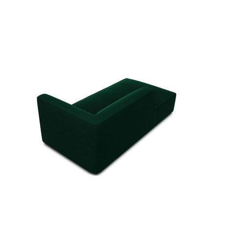 Ruby 2-Sitzer Sofa Chaiselongue Links, mit Bezug in Samt (Sal7) in Flaschengrün, 180x93 cm – Bild 6