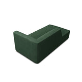 Ruby 2-Sitzer Sofa Chaiselongue Links, mit Bezug in Strukturierter Stoff (Ota14) in Grün, 180x93 cm – Bild 4