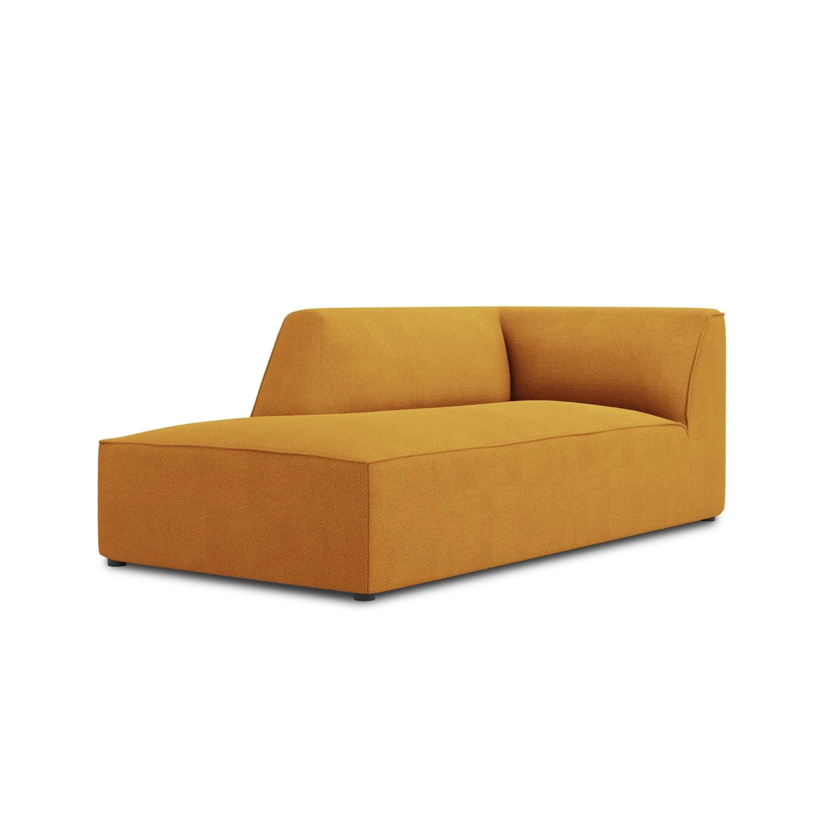 Ruby 2-Sitzer Sofa Chaiselongue Links, mit Bezug in Strukturierter Stoff (Ota4) in Gelb, 180x93 cm – Bild 3