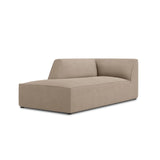 Ruby 2-Sitzer Sofa Chaiselongue Links, mit Bezug in Strukturierter Stoff (Ota7) in Dunkelbeige, 180x93 cm – Bild 3