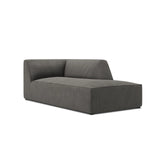 Ruby 2-Sitzer Sofa Chaiselongue Rechts, mit Bezug in Cord (ScaAnt) in Dunkelgrau, 180x93 cm – Bild 5