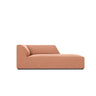 Ruby 2-Sitzer Sofa Chaiselongue Rechts, mit Bezug in Samt (Sal11) in Rosa, 180x93 cm – Bild 1