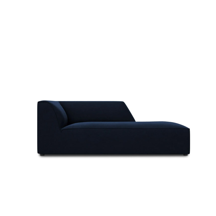 Ruby 2-Sitzer Sofa Chaiselongue Rechts, mit Bezug in Samt (Sal5) in Königsblau, 180x93 cm – Bild 1