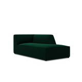 Ruby 2-Sitzer Sofa Chaiselongue Rechts, mit Bezug in Samt (Sal7) in Flaschengrün, 180x93 cm – Bild 5