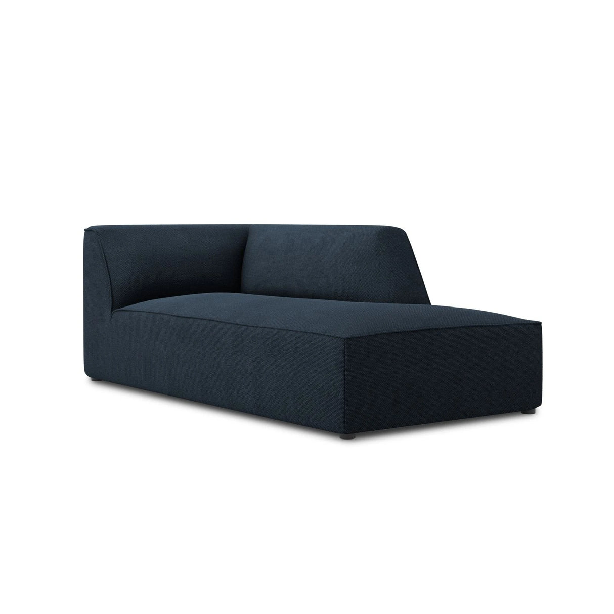 Ruby 2-Sitzer Sofa Chaiselongue Rechts, mit Bezug in Strukturierter Stoff (Ota18) in Marineblau, 180x93 cm – Bild 3