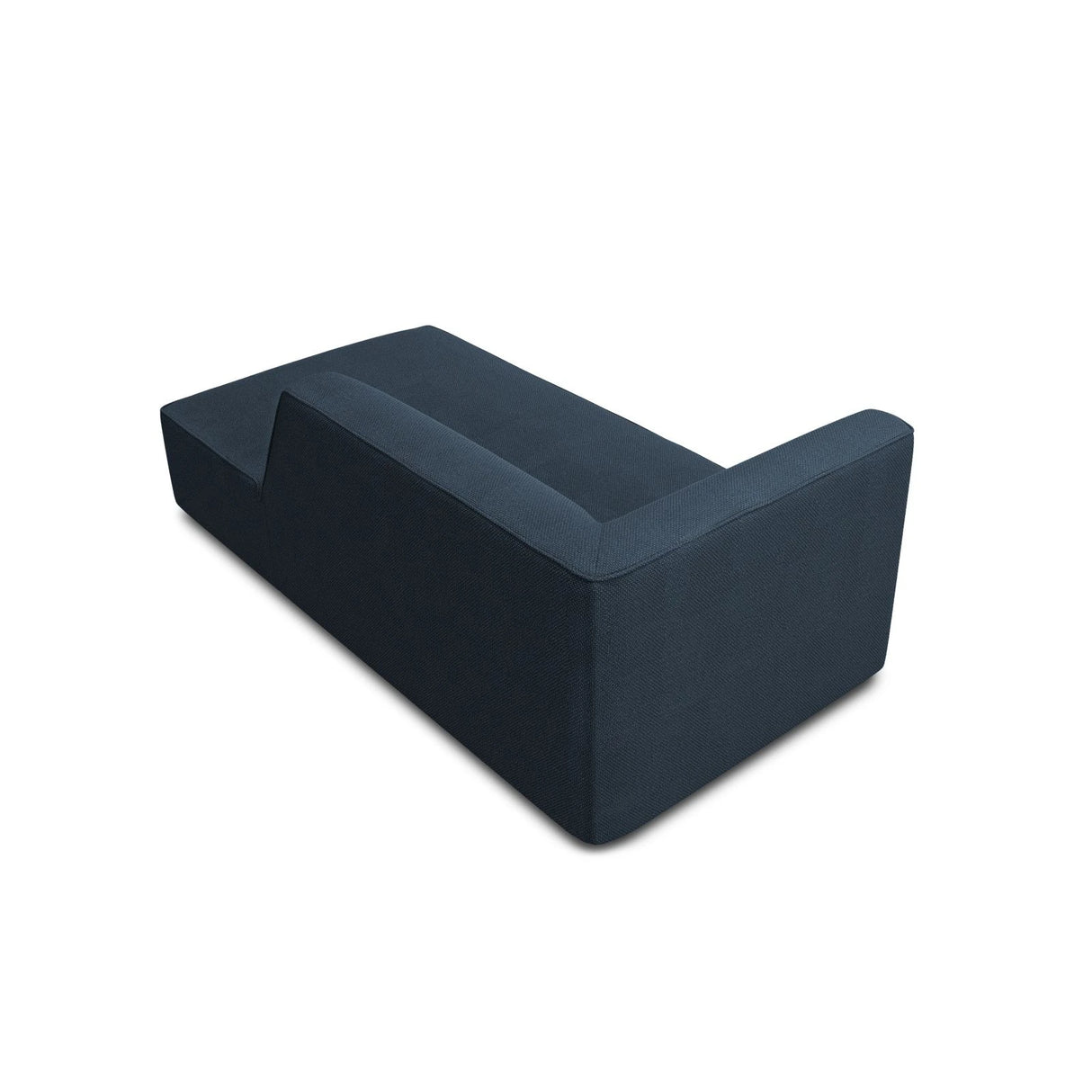 Ruby 2-Sitzer Sofa Chaiselongue Rechts, mit Bezug in Strukturierter Stoff (Ota18) in Marineblau, 180x93 cm – Bild 4