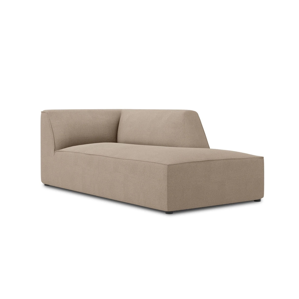 Ruby 2-Sitzer Sofa Chaiselongue Rechts, mit Bezug in Strukturierter Stoff (Ota7) in Dunkelbeige, 180x93 cm – Bild 3