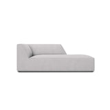 Ruby 2-Sitzer Sofa Chaiselongue Rechts, mit Bezug in Strukturierter Stoff (Ota9) in Hellgrau, 180x93 cm – Bild 1