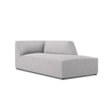 Ruby 2-Sitzer Sofa Chaiselongue Rechts, mit Bezug in Strukturierter Stoff (Ota9) in Hellgrau, 180x93 cm – Bild 3