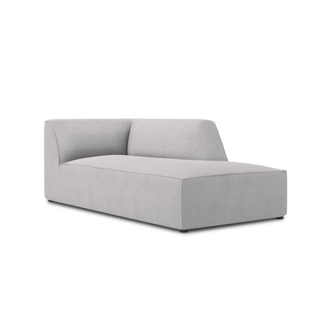 Ruby 2-Sitzer Sofa Chaiselongue Rechts, mit Bezug in Strukturierter Stoff (Ota9) in Hellgrau, 180x93 cm – Bild 3