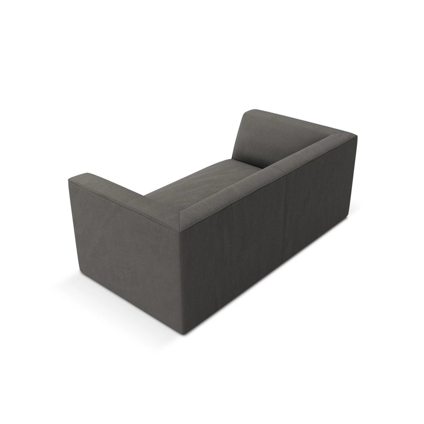 Ruby 2-Sitzer Sofa mit Bezug in Cord (ScaAnt) in Dunkelgrau, 174x93 cm – Bild 5