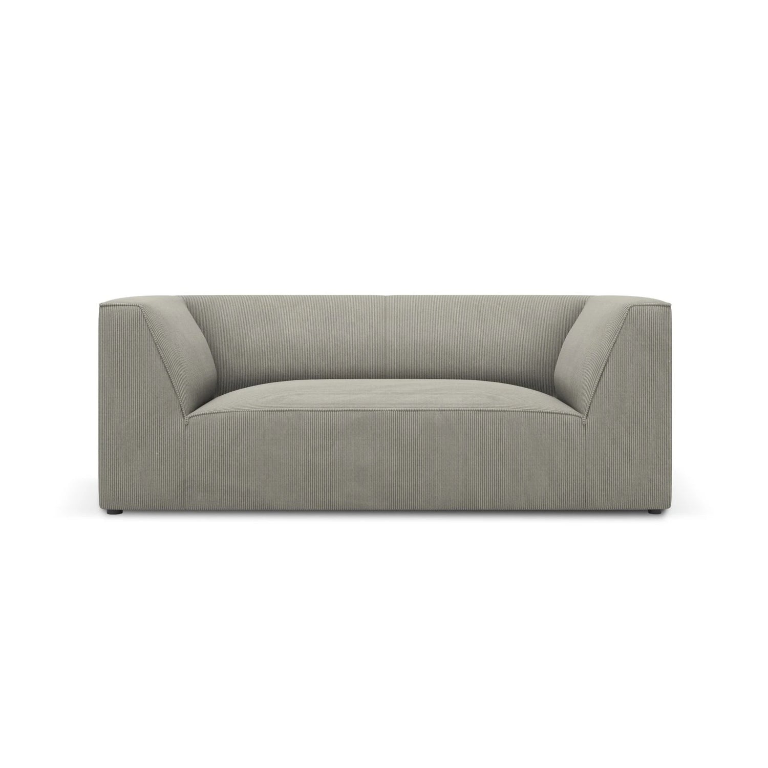 Ruby 2-Sitzer Sofa mit Bezug in Cord (ScaAsh) in Hellgrau, 174x93 cm – Bild 1